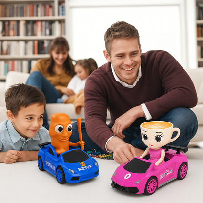 🚗 Carrito Bailarín de tung tung sahur y balerina capuchina 🎶