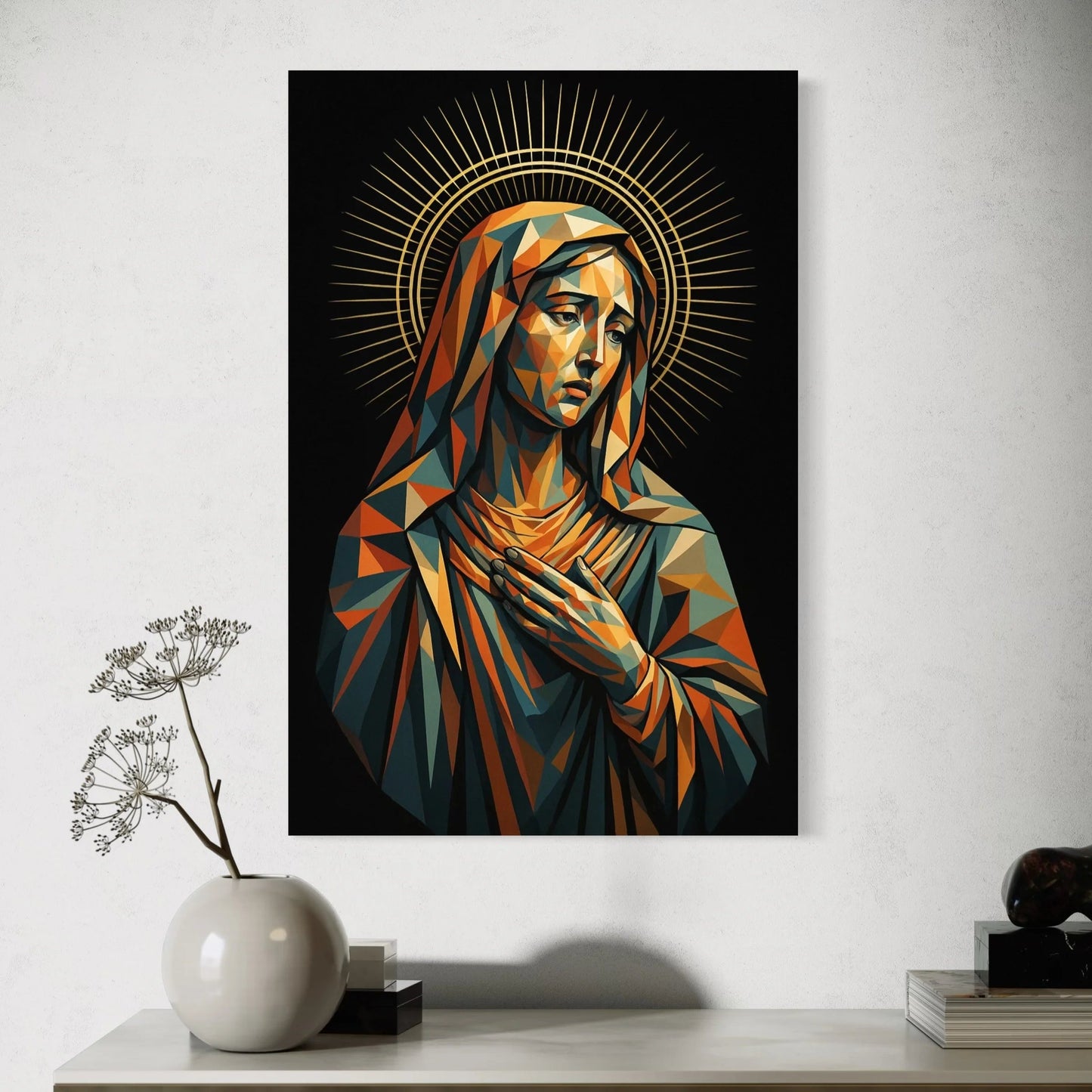 Cuadro Métálico Ultra HD Virgen María