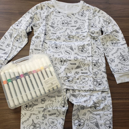 🎨 Pijamas Creativas (Marcadores Incluidos)